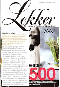Ranglijst Lekker 2007