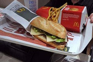 McDonald's Frankrijk test McBaguette