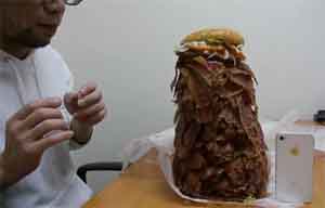 Man bestelt Whopper met 1.050 plakken spek