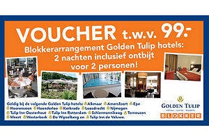 Blokker en Golden Tulip ook in hotelvouchers