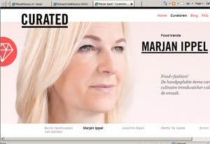 Curated.nl: Marjan Ippel verstuurt fooditems aan abonnees