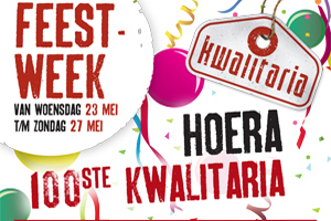 Honderd uur feest voor honderdste Kwalitaria