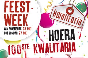 Honderd uur feest voor honderdste Kwalitaria