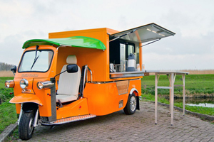Milieuvriendelijke TukTuk geschikt voor catering
