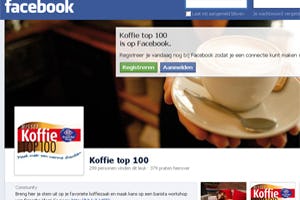 Publieksprijs voor populairste zaak Koffie Top 100