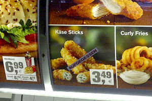 Hollandse kaassticks uitverkocht in Oostenrijk