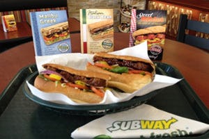 Subway test sandwiches voor veganisten