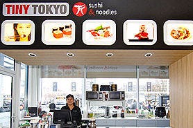 Sushi shops Tiny Tokyo gesloten