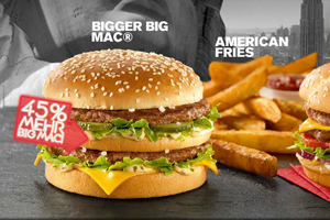Big Mac in Duitsland nog groter