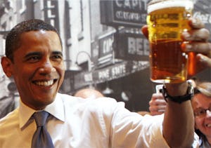 Obama brouwt eigen bier in Witte Huis