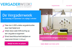 Tophotels doen mee aan Nationale Vergaderweek