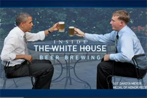 Bierbrouwer Obama onthult geheim recept
