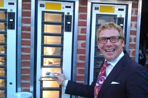 Oesters uit automatiek bij sterrestaurant De Zwaan