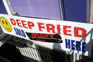 Mars protesteert tegen gefrituurde Mars