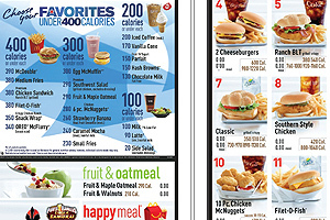 McDonald's meldt calorieën op menuborden in VS