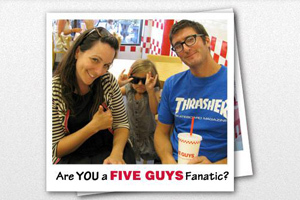 Five Guys favoriete hamburgerketen Amerikanen