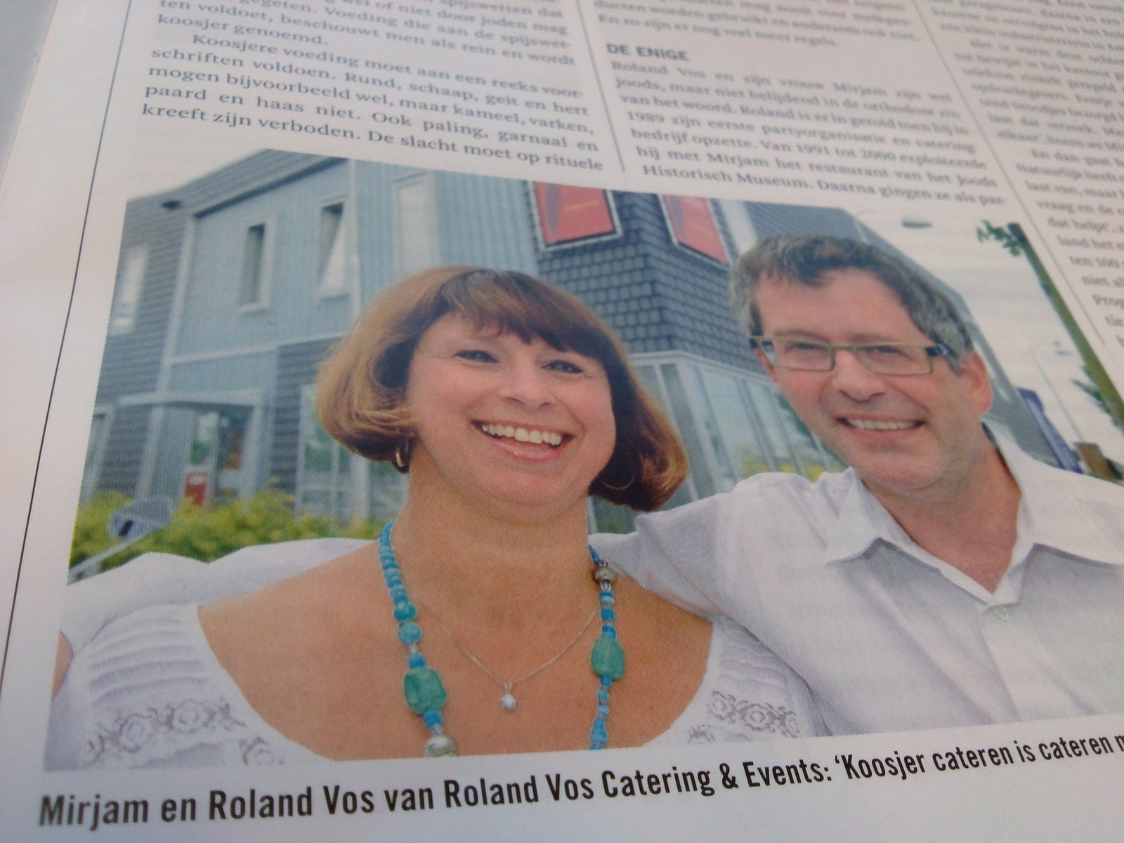 Roland Vos catert Jood Muziek Festival