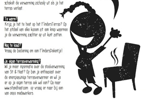 Flinders Café claimt primeur met stoelverwarming