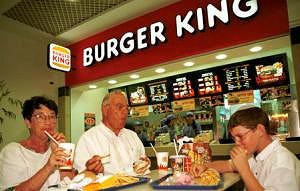 Sterke winsdaling Burger King