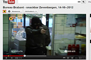 Cafetariaoverval in opsporingsprogramma Bureau Brabant