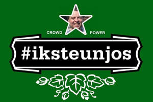 Website en Facebook-pagina voor campagne #iksteunjos