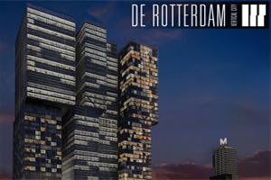 Hoogste punt nieuw onderkomen NH-hotel Rotterdam