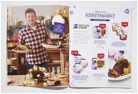 Jamie Oliver kookt voor Albert Heijn