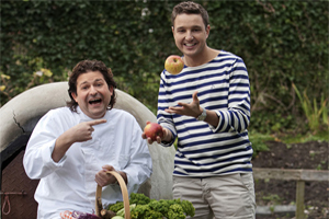 Chef Jonathan Karpathios in tv-programma