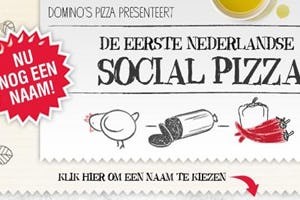 Eerste social pizza van Nederland: Trending Topping