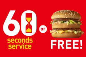 60-secondenservice McJapan funest voor hamburger