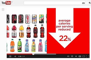 Coca Cola bespreekt obesitas in reclamespot