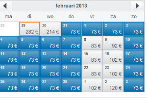 Boekingssite toont variabele prijzen hotels
