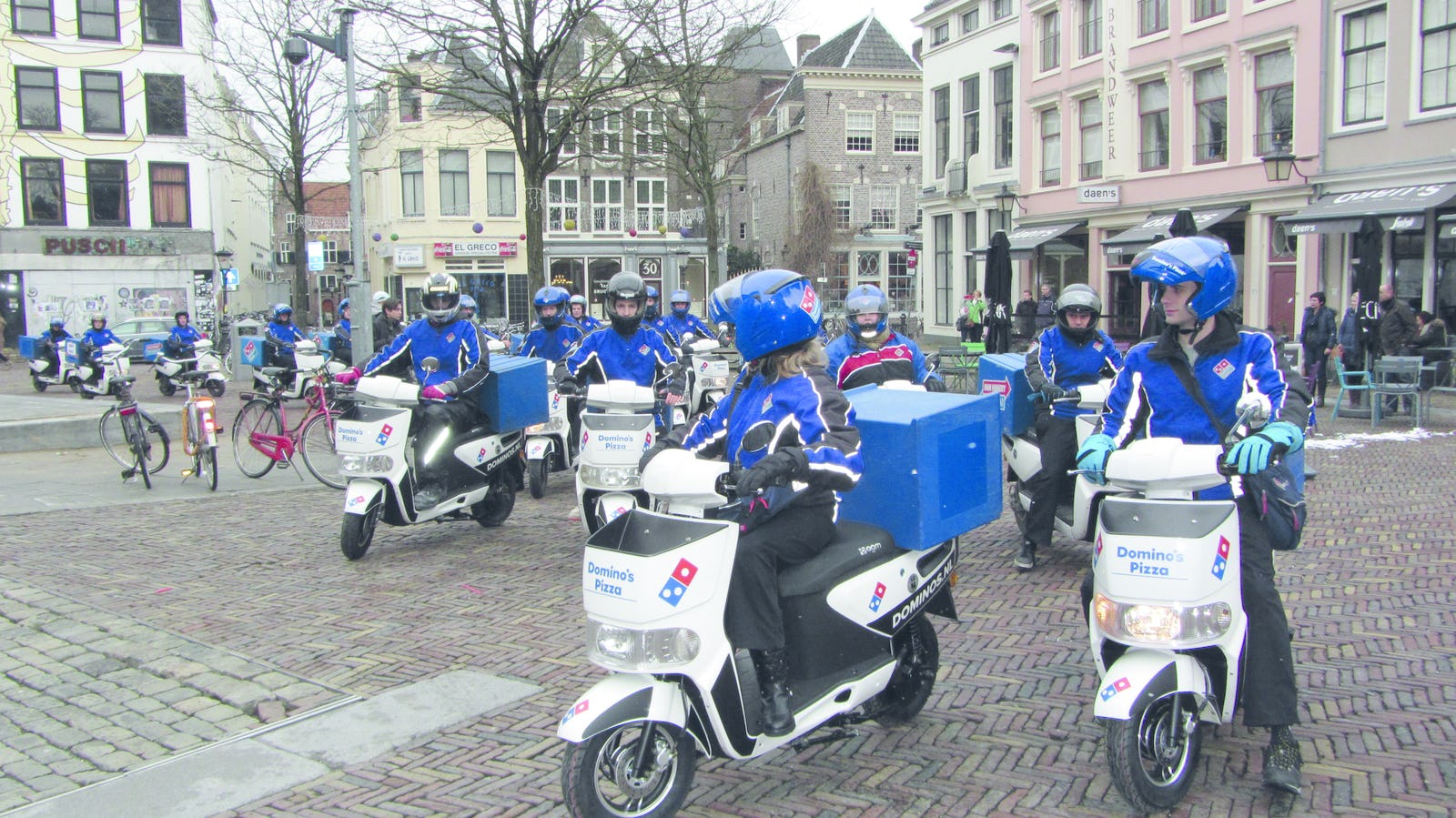 Domino's Pizza Utrecht overgestapt op elektrische scooters