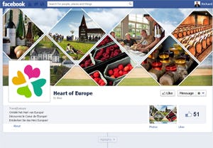 Euregionale culinaire promotie met Facebook