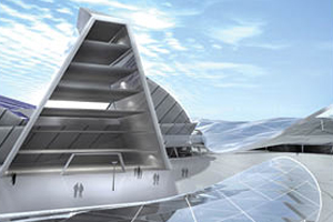 Hotel in schaatsbaanplannen Zoetermeer