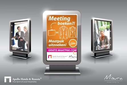 Sparen voor gratis maatpak bij Apollo Hotels & resorts