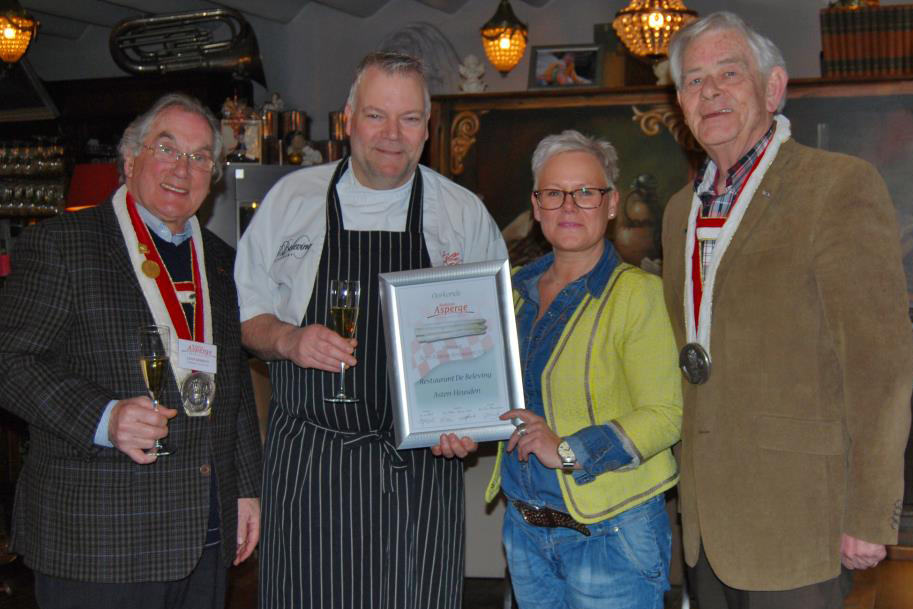 De Beleving Beste Aspergerestaurant 2013