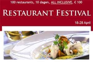 Nieuw initiatief: all-in Restaurant Festival