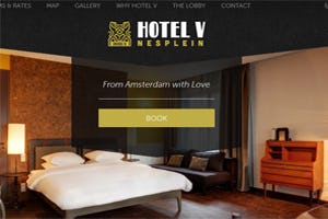 Hotel V opent tweede locatie in Amsterdam