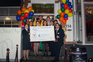 Diner Crème Crue: 13.000 euro voor goed doel