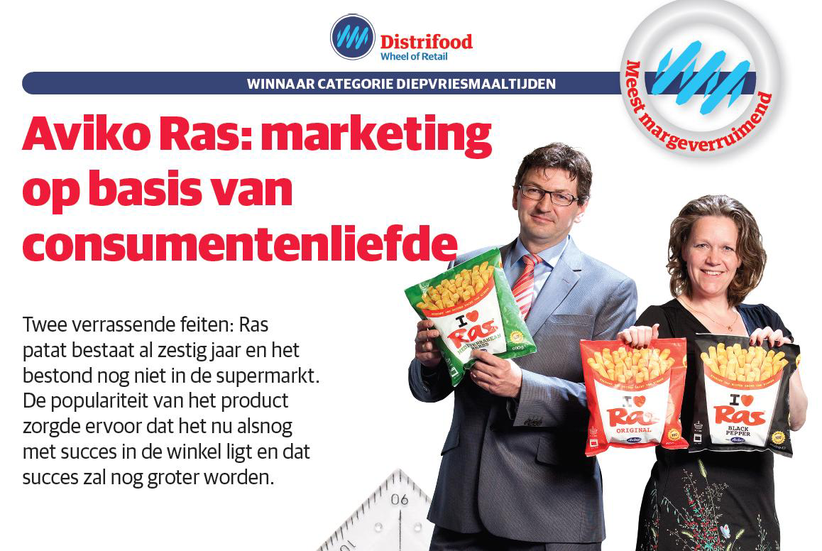 Ras patat wint retailprijs
