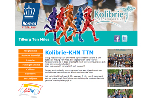 Met Kolibrie en KHN meedoen aan Tilburg Ten Miles