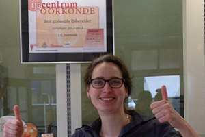 Geslaagd: 48 kersverse ijsbereiders