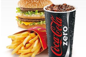 Coca-Cola Zero bij McDonald's Nederland