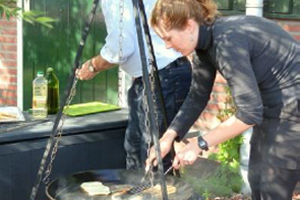 Koken in de natuur bij Groot Warnsborn Arnhem