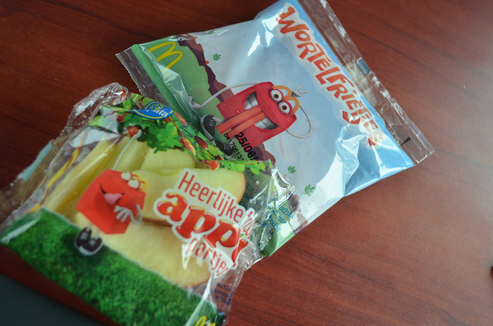 Happy Meal krijgt wortelfriet en appelpartjes