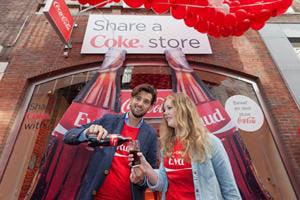 Coca Cola heeft tijdelijke pop-up store in Amsterdam