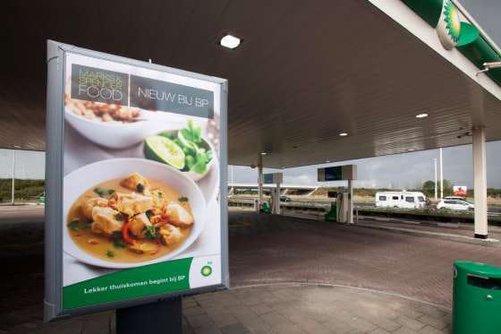 Kant en klare maaltijden bij tankstation BP