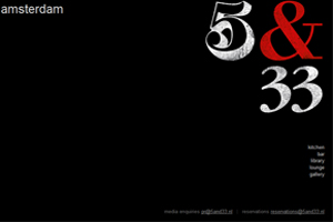 Shared dining' bij 5&33 Amsterdam