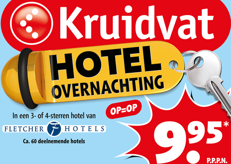 Fletcher Hotels houdt weer Kruidvatactie